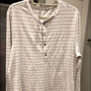 Long sleeved lululemon striped top
